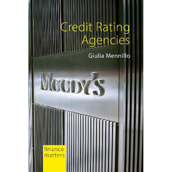 Libri Credit Rating Agencies Hb NUOVO SIGILLATO, EDIZIONE DEL 28/04/2022 SUBITO DISPONIBILE