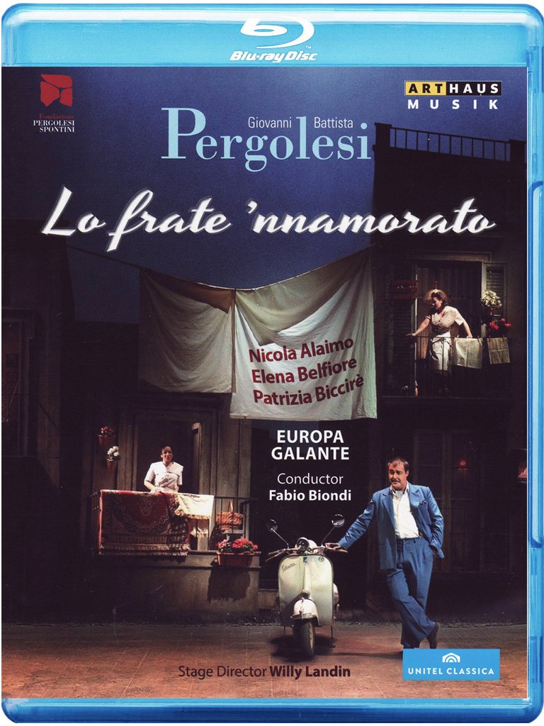 Music Giovanni Battista Pergolesi - Lo Frate nnamorato NUOVO SIGILLATO EDIZIONE DEL SUBITO DISPONIBILE blu-ray