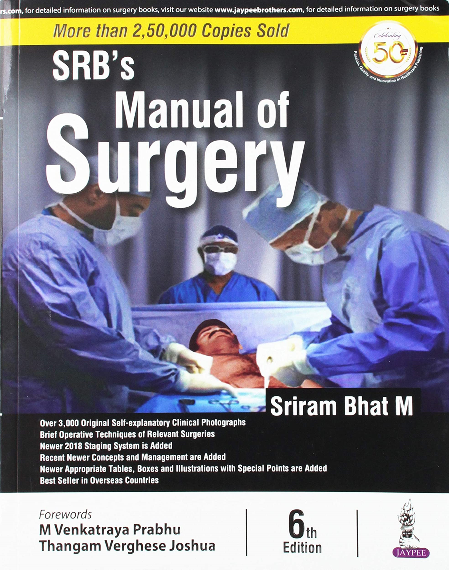 Libri Srb S Manual Of Surgery Pb NUOVO SIGILLATO, EDIZIONE DEL 30/06/2019 SUBITO DISPONIBILE