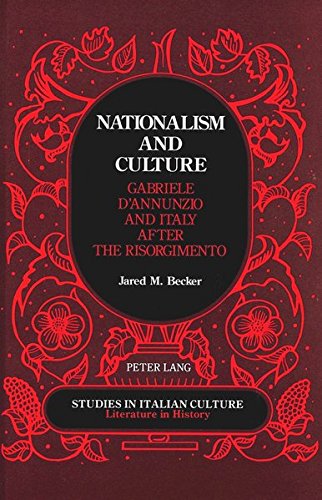 Libri Nationalism Culture: Gabriele D Annunzhb NUOVO SIGILLATO, EDIZIONE DEL 01/02/1995 SUBITO DISPONIBILE