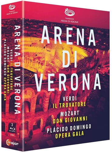 Music Blu-Ray Arena Di Verona: Box Verdi/Mozart (3 Blu-Ray) NUOVO SIGILLATO, EDIZIONE DEL 21/05/2022 SUBITO DISPONIBILE