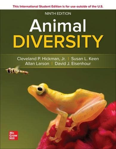 Libri Hickman Cleveland P. / Keen Susan L. / Larson Allan - Animal Diversity NUOVO SIGILLATO, EDIZIONE DEL 17/06/2022 SUBITO DISPONIBILE