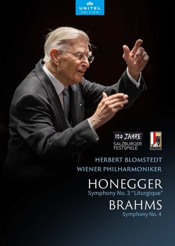 Music Dvd Herbert Blomstedt / Wiener Philharmoniker: At Salzburg Festival - Honegger, Brahms NUOVO SIGILLATO, EDIZIONE DEL 15/06/2022 SUBITO DISPONIBILE