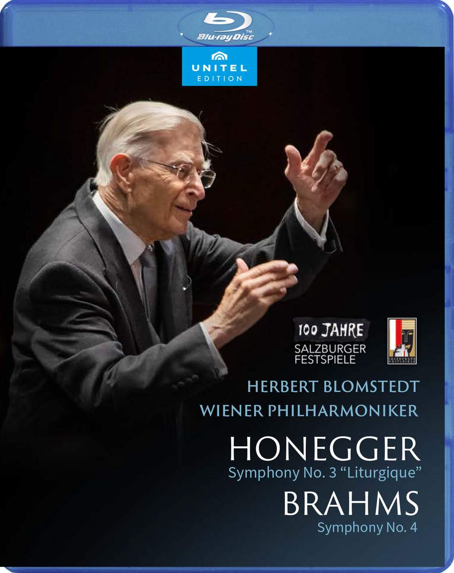 Music Blu-Ray Herbert Blomstedt / Wiener Philharmoniker: At Salzburg Festival - Honegger, Brahms NUOVO SIGILLATO, EDIZIONE DEL 14/06/2022 SUBITO DISPONIBILE