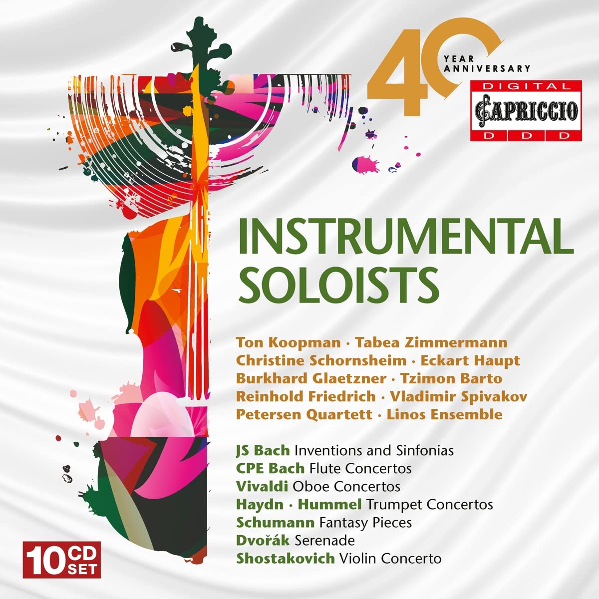 Audio Cd Koopman/Haupt/Schornsheim/Zimmermann/+ - Instrumental Soloists (10 Cd) NUOVO SIGILLATO, EDIZIONE DEL 14/06/2022 SUBITO DISPONIBILE
