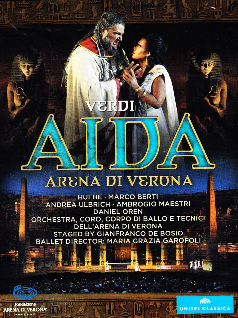 Music Dvd Giuseppe Verdi - Aida (Arena Di Verona) NUOVO SIGILLATO, EDIZIONE DEL 18/10/2013 SUBITO DISPONIBILE