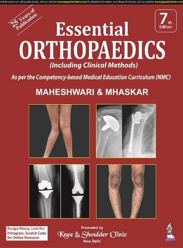 Libri Maheshwari, Mhaskar - Essential Orthopaedics NUOVO SIGILLATO, EDIZIONE DEL 31/03/2022 SUBITO DISPONIBILE