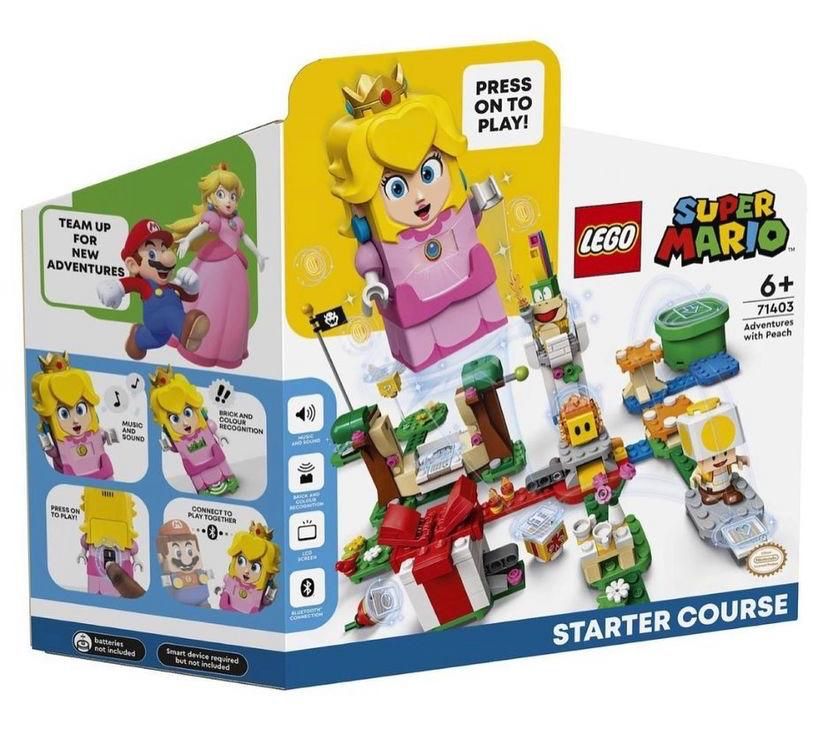 Merchandising Lego: 71403 - Super Mario - Starter Pack Avventure Di Peach NUOVO SIGILLATO, EDIZIONE DEL 01/08/2022 SUBITO DISPONIBILE