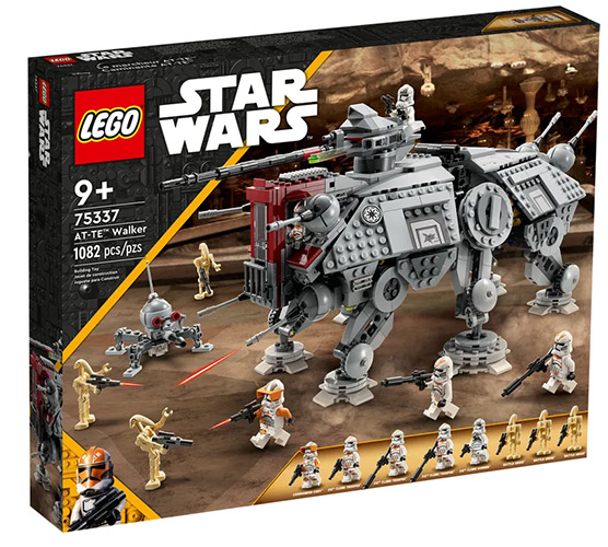 Merchandising Star Wars: Lego 75337 - Walker AT-TE NUOVO SIGILLATO, EDIZIONE DEL 01/08/2022 SUBITO DISPONIBILE