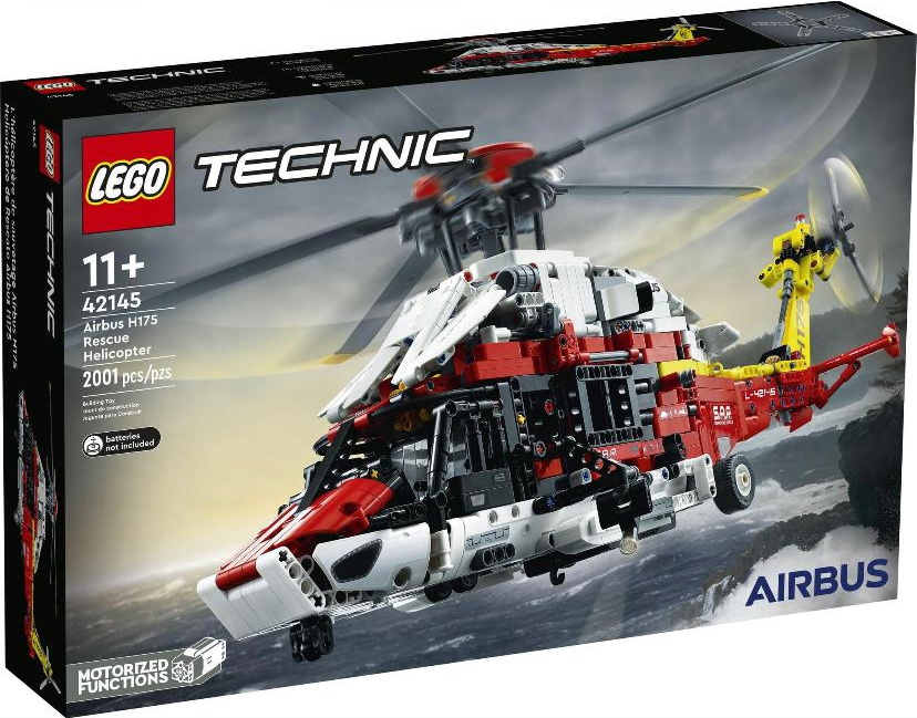 Merchandising Lego: 42145 - Technic - Elicottero Di Salvataggio Airbus H175 NUOVO SIGILLATO, EDIZIONE DEL 01/08/2022 SUBITO DISPONIBILE