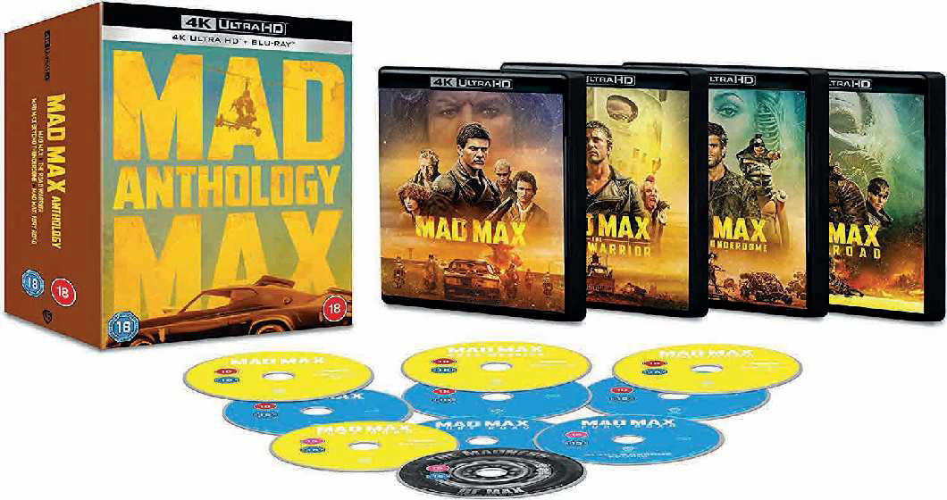 Blu-Ray Mad Max Anthology (4 4K Ultra Hd+5 Blu-Ray+Dvd) NUOVO SIGILLATO, EDIZIONE DEL 25/08/2022 SUBITO DISPONIBILE