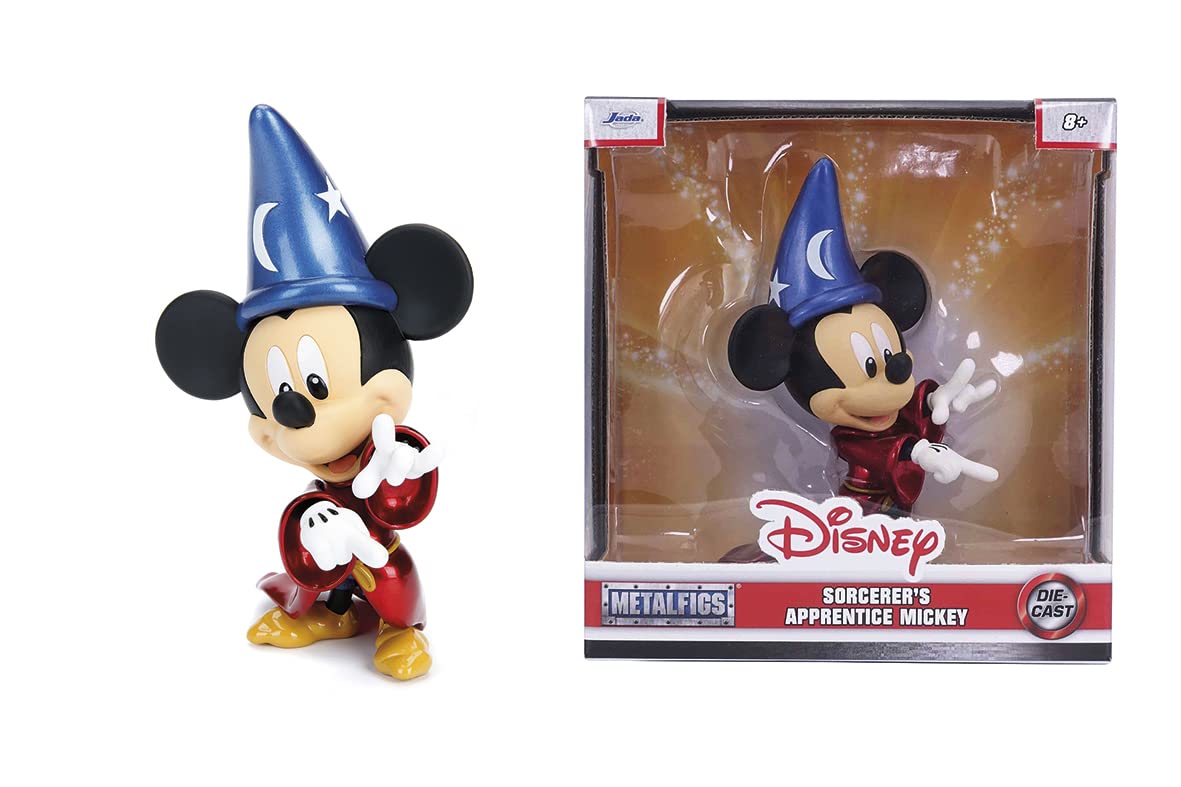 Merchandising Disney: Jada Toys - Mickey Apprendista Stregone Cm.15, Personaggio Die-Cast Stilizzato Culture Pop NUOVO SIGILLATO, EDIZIONE DEL 28/09/2022 SUBITO DISPONIBILE