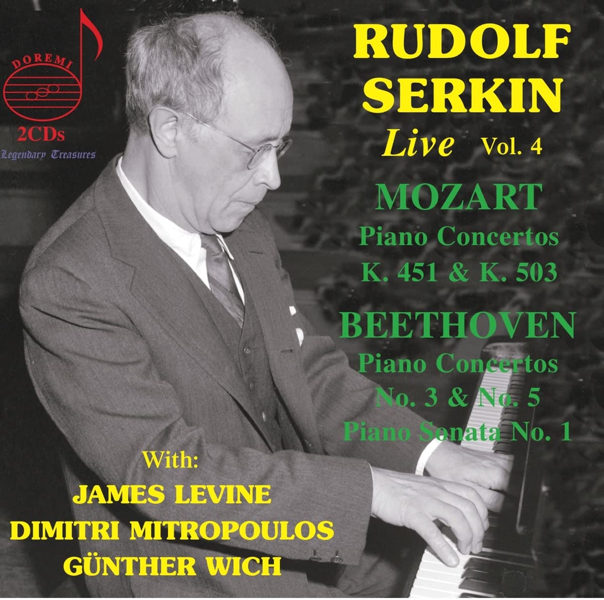 Audio Cd Rudolf Serkin: Live, Vol. 4 (2 Cd) NUOVO SIGILLATO, EDIZIONE DEL 10/08/2022 SUBITO DISPONIBILE
