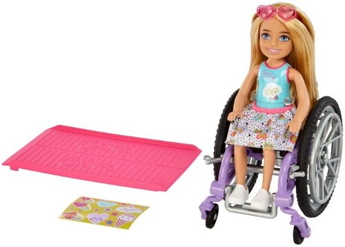 Merchandising Barbie: Mattel - Family - Chelsea Sedia A Rotelle NUOVO SIGILLATO, EDIZIONE DEL 01/09/2022 SUBITO DISPONIBILE