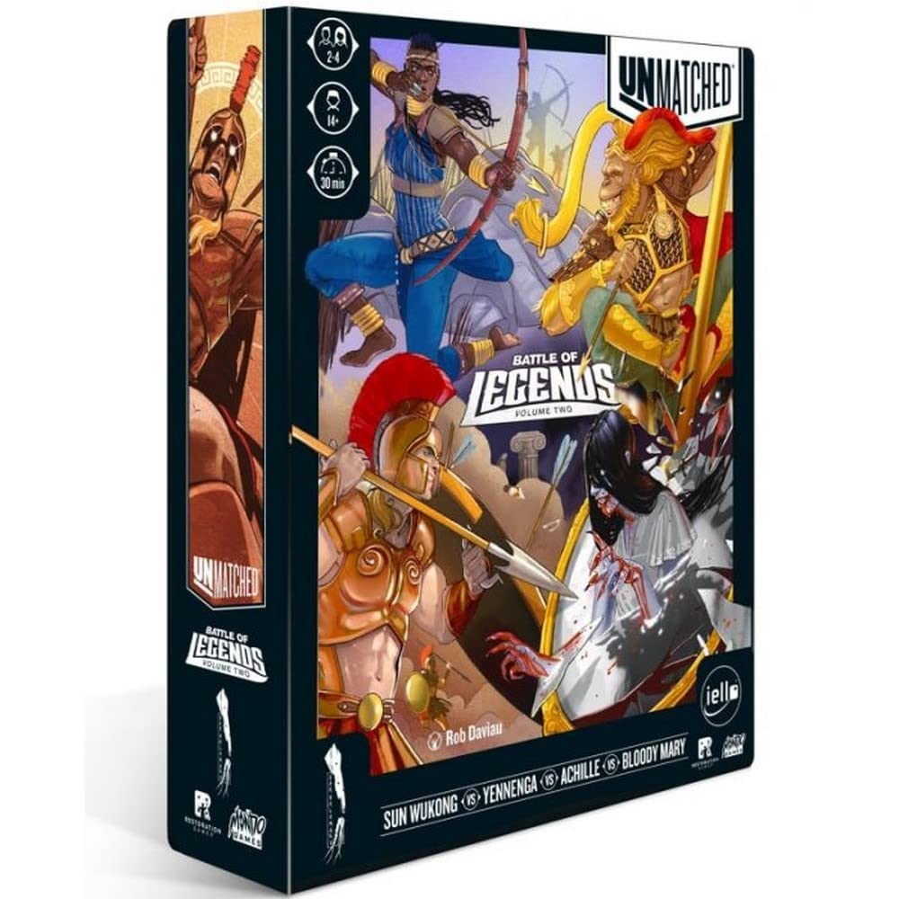 Merchandising Mancalamaro: Iello - Unmatched - Battle Of Legends Vol. 2 NUOVO SIGILLATO, EDIZIONE DEL 26/07/2022 SUBITO DISPONIBILE