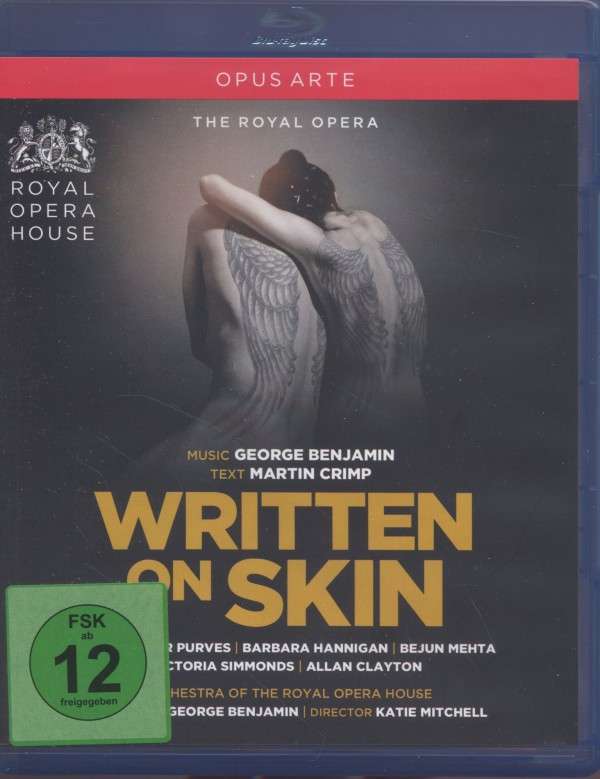 Music Blu-Ray George Benjamin - Written On Skin NUOVO SIGILLATO, EDIZIONE DEL 12/12/2013 SUBITO DISPONIBILE