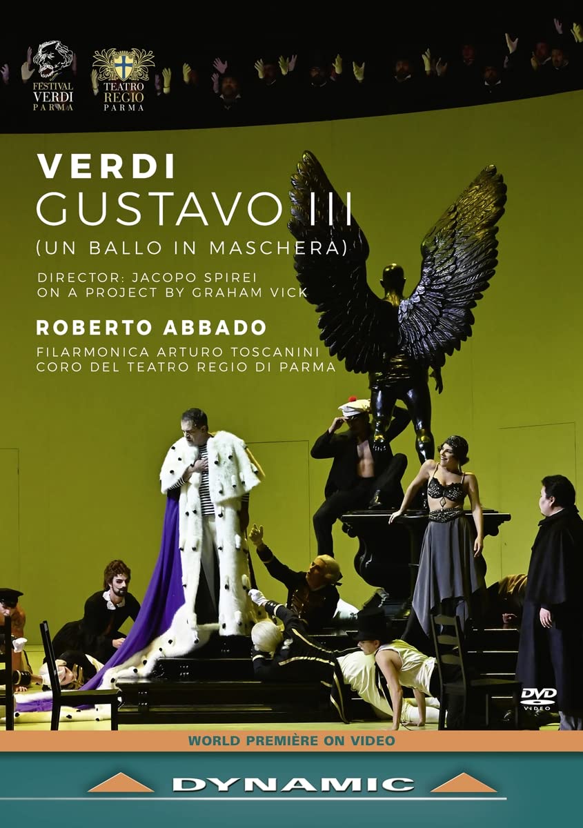 Music Dvd Giuseppe Verdi - Gustavo III (Un Ballo In Maschera) NUOVO SIGILLATO, EDIZIONE DEL 09/08/2022 SUBITO DISPONIBILE