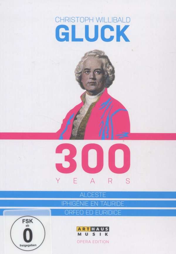 Music Dvd Christoph Willibald Gluck - 300 Years (3 Dvd) NUOVO SIGILLATO, EDIZIONE DEL 28/01/2014 SUBITO DISPONIBILE
