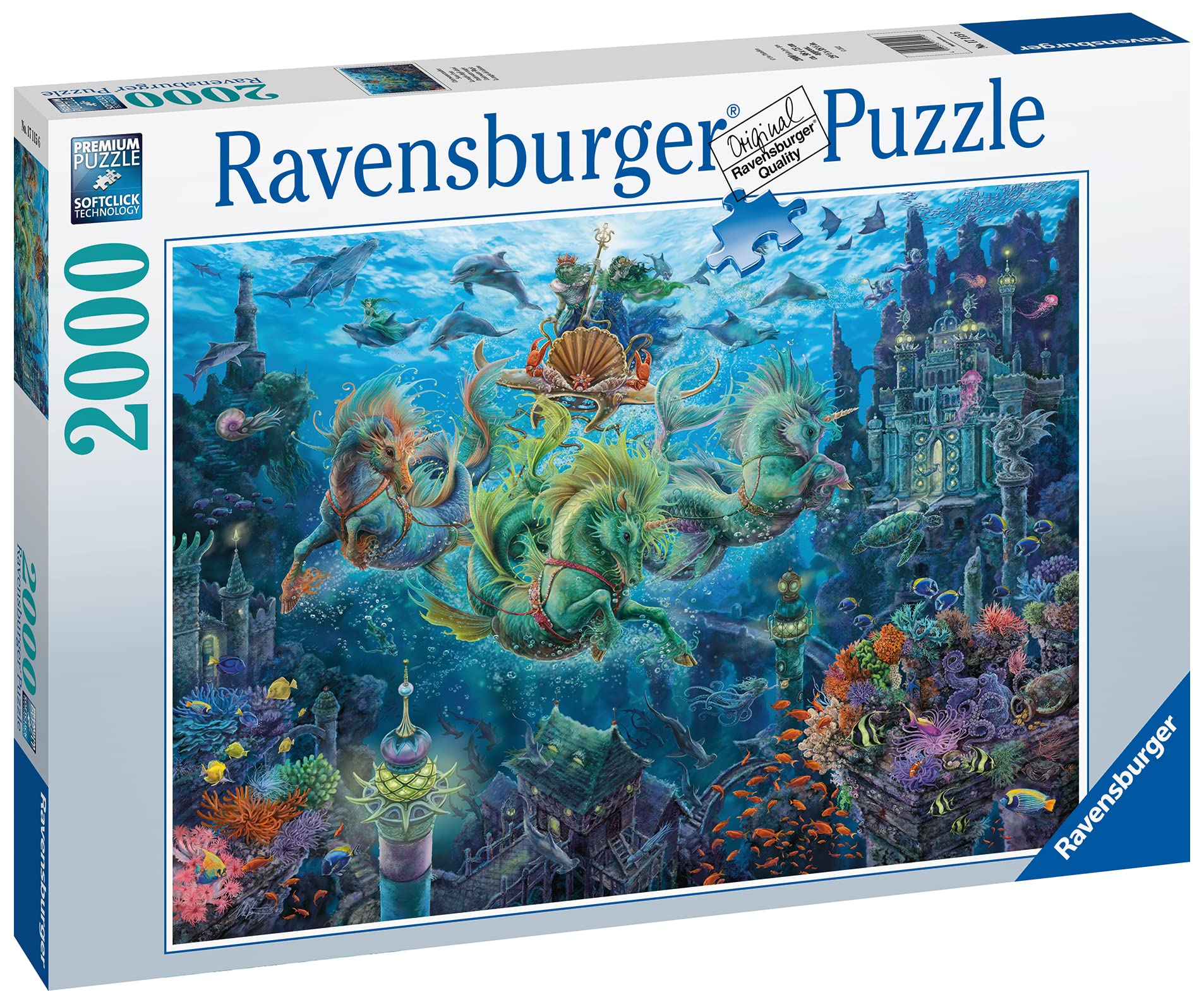 Merchandising Ravensburger: Puzzle 2000 Pz - La Magia Degli Abissi NUOVO SIGILLATO, EDIZIONE DEL 27/09/2022 SUBITO DISPONIBILE