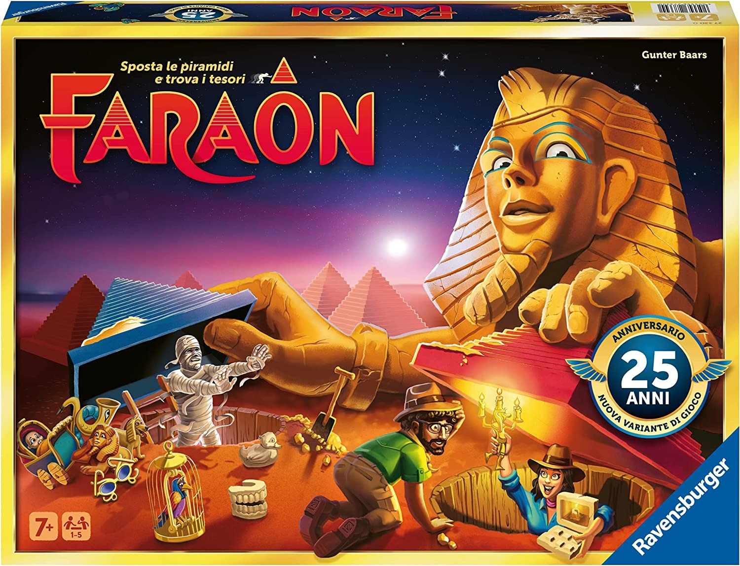 Merchandising : Faraon 25Th Anniversary Edition Gioco NUOVO SIGILLATO EDIZIONE DEL SUBITO DISPONIBILE da tavolo