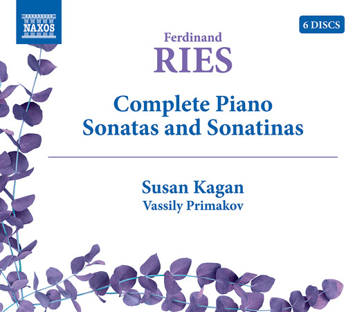 Audio Cd Ferdinand Ries - Complete Piano Sonatas And Sonatin (6 Cd) NUOVO SIGILLATO, EDIZIONE DEL 08/09/2022 SUBITO DISPONIBILE