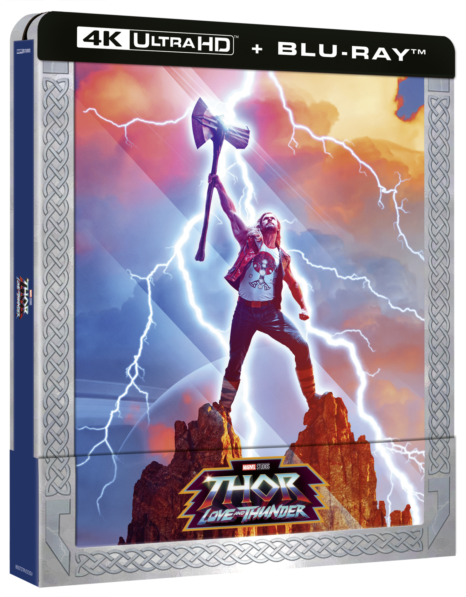 Blu-Ray Thor: Love And Thunder (4K Ultra Hd+Blu-Ray Hd) (Steelbook) NUOVO SIGILLATO, EDIZIONE DEL 11/10/2022 SUBITO DISPONIBILE