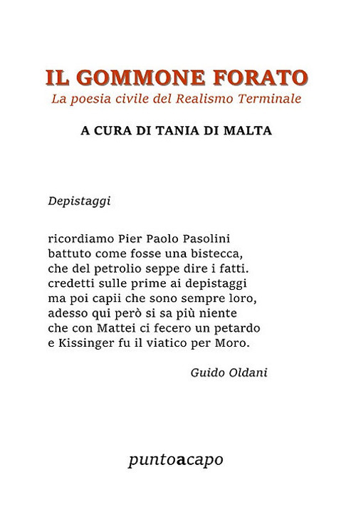 Libri Gommone Forato. La Poesia Civile Del Realismo Terminale (Il) NUOVO SIGILLATO, EDIZIONE DEL 31/08/2022 SUBITO DISPONIBILE