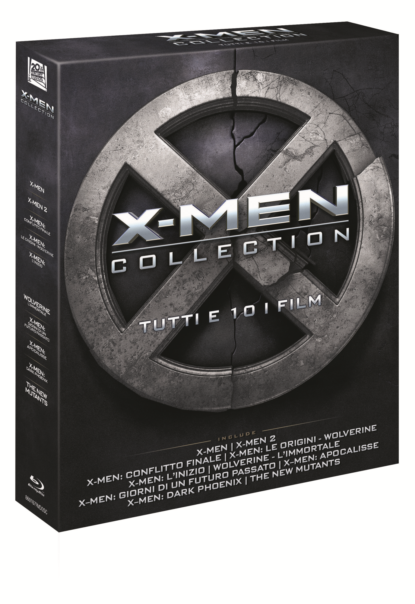 Blu-Ray X-Men - La Saga (10 Blu-Ray) NUOVO SIGILLATO, EDIZIONE DEL 09/11/2022 SUBITO DISPONIBILE