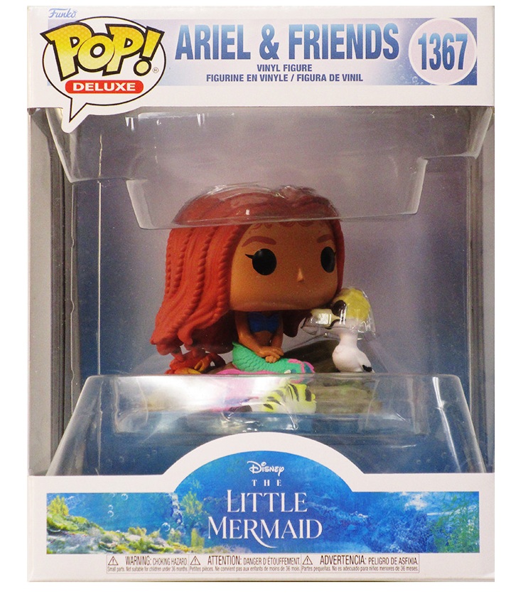 Merchandising Disney: Funko Pop! Deluxe - The Little Mermaid (Live Action) - Ariel And Friends (Vinyl Figure 1367) NUOVO SIGILLATO, EDIZIONE DEL 24/03/2023 SUBITO DISPONIBILE