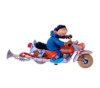 Merchandising Gaston Lagaffe:  - Sulla Moto NUOVO SIGILLATO EDIZIONE DEL SUBITO DISPONIBILE