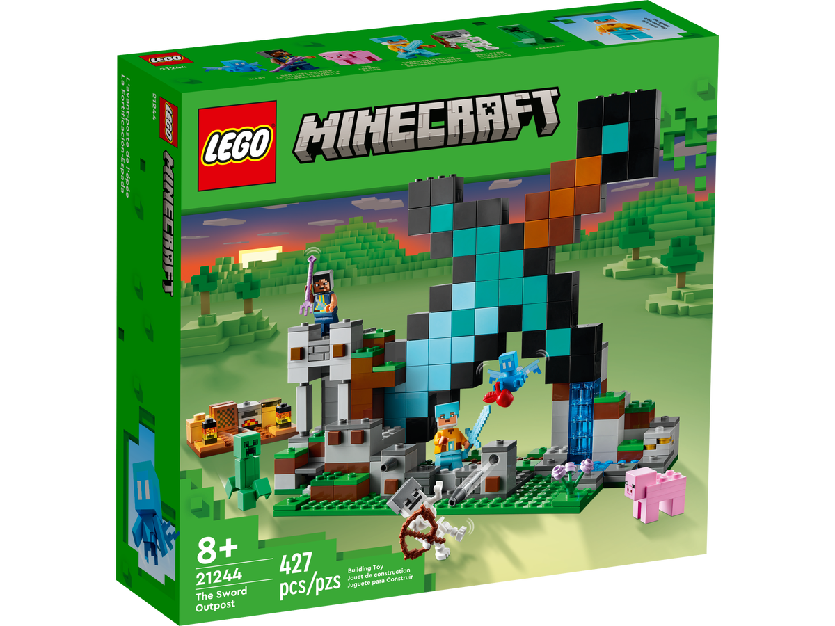 Merchandising Lego: 21244 - Minecraft - L'Avamposto Della Spada NUOVO SIGILLATO, EDIZIONE DEL 11/01/2023 SUBITO DISPONIBILE