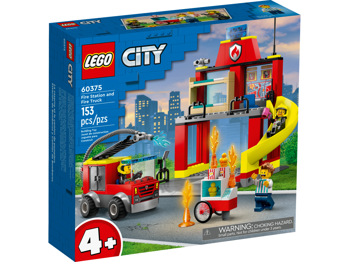 Merchandising Lego: 60375 - City Fire - Caserma Dei Pompieri E Autopompa NUOVO SIGILLATO, EDIZIONE DEL 11/01/2023 SUBITO DISPONIBILE