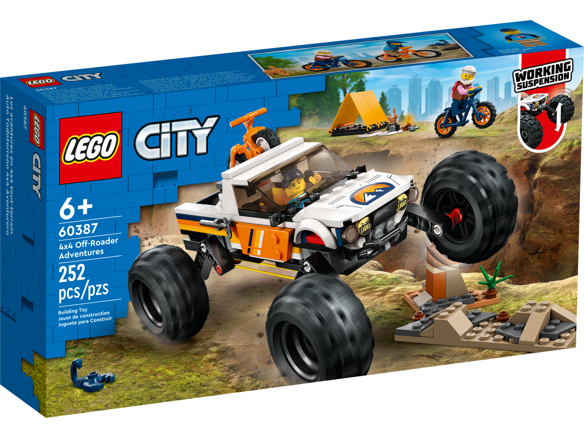 Merchandising Lego: 60387 - City Great Vehicles - Avventure Sul Fuoristrada 4X4 NUOVO SIGILLATO, EDIZIONE DEL 11/01/2023 SUBITO DISPONIBILE