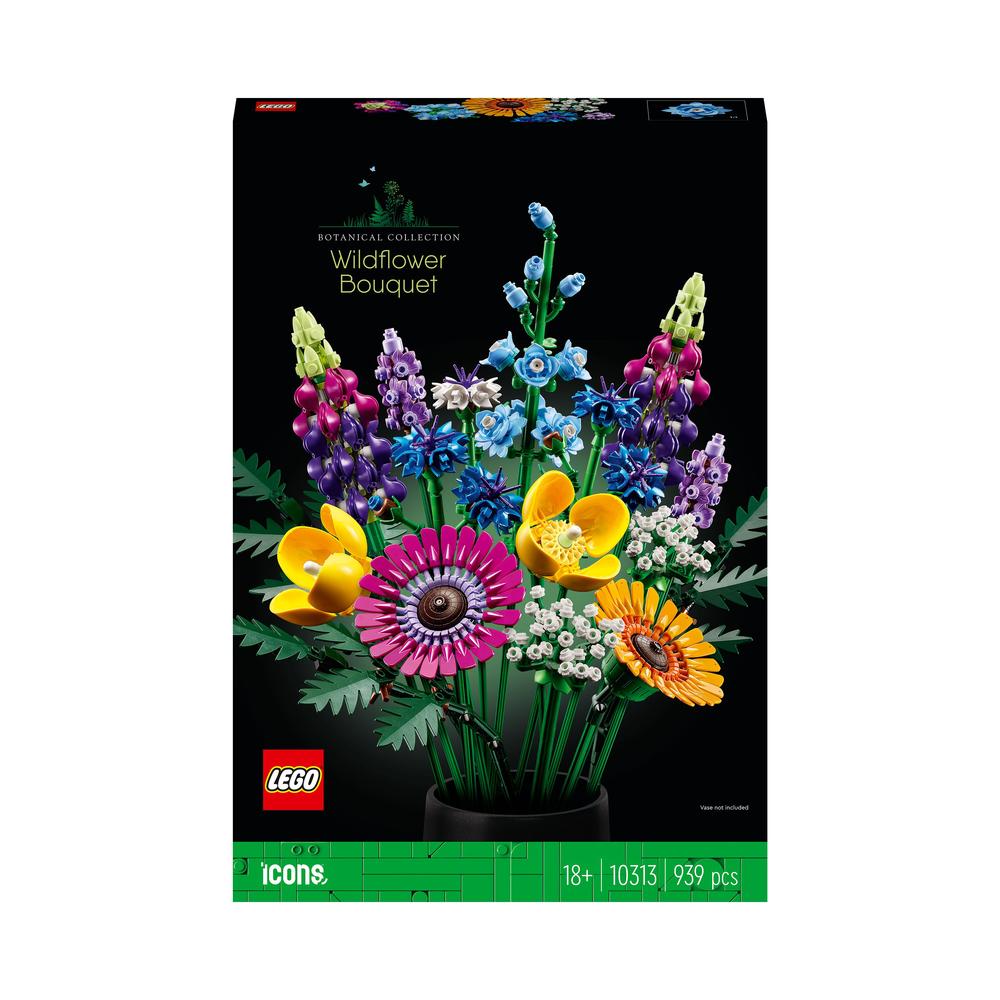 Merchandising Lego: 10313 - Icons - Bouquet Fiori Selvatici NUOVO SIGILLATO, EDIZIONE DEL 09/02/2023 SUBITO DISPONIBILE