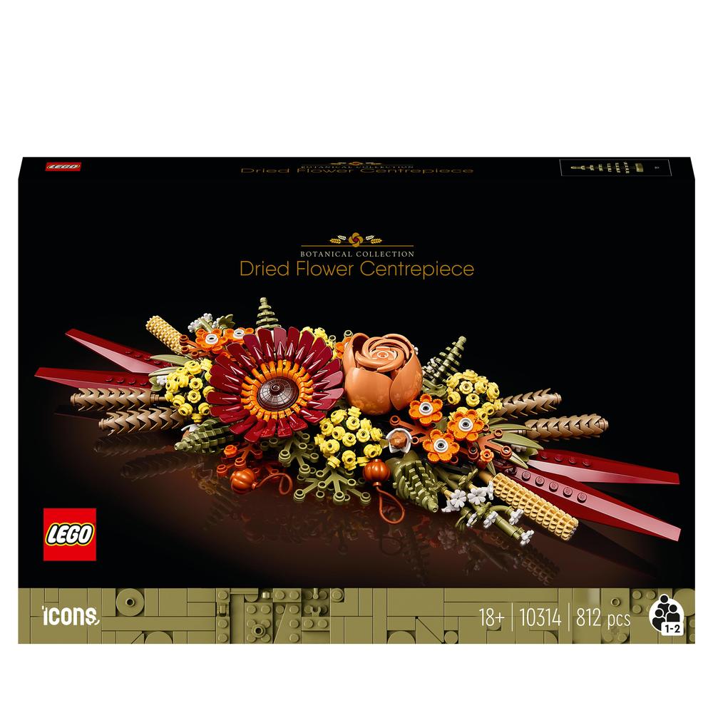Merchandising Lego: 10314 - Icons - Centrotavola Di Fiori Secchi NUOVO SIGILLATO, EDIZIONE DEL 09/02/2023 SUBITO DISPONIBILE