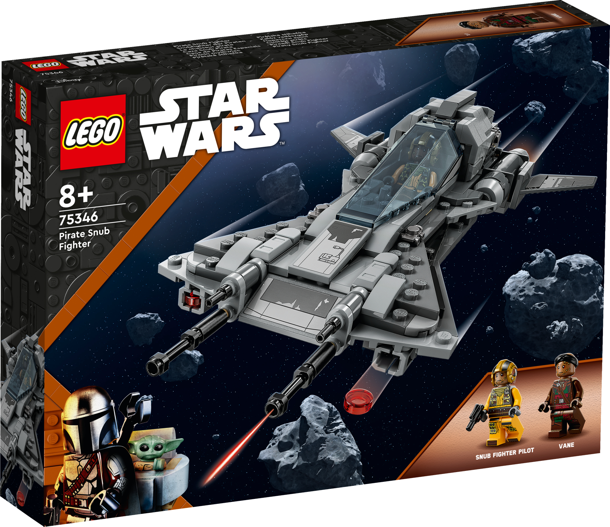 Merchandising Star Wars: Lego 75346 - Pirata Snub Fighter NUOVO SIGILLATO, EDIZIONE DEL 10/05/2023 SUBITO DISPONIBILE