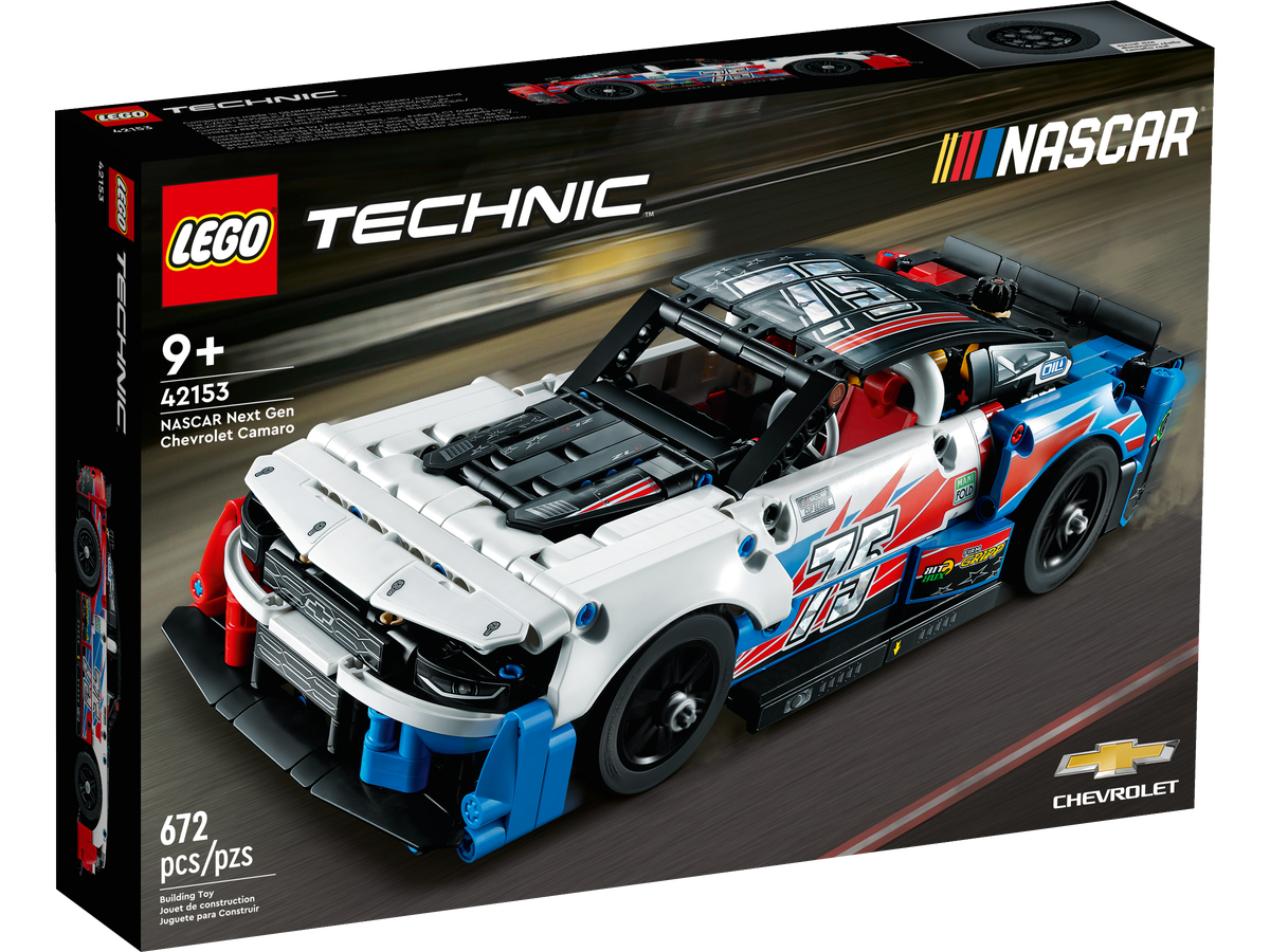 Merchandising Lego: 42153 - Technic - Nascar Next Gen Chevrolet Camaro ZL1 NUOVO SIGILLATO, EDIZIONE DEL 09/03/2023 SUBITO DISPONIBILE