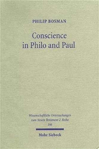 LIbri UK/US Bosman - Conscience In Philo And Paul NUOVO SIGILLATO, EDIZIONE DEL 01/08/2003 SUBITO DISPONIBILE