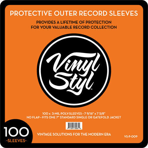 Audio & Hi-Fi Vinyl Styl: 12" Vinyl Record Protective Outer Sleeves - 100 Count (Clear) NUOVO SIGILLATO, EDIZIONE DEL 01/04/2023 SUBITO DISPONIBILE