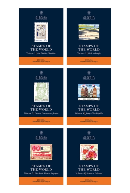 Libri Stanley Gibbons - 2023 Commonwealth & British Empire Stamps Catalogue 1840-1970 Vols 1-6 NUOVO SIGILLATO, EDIZIONE DEL 28/09/2022 SUBITO DISPONIBILE
