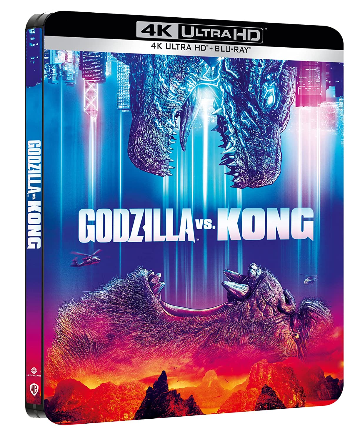 Blu-Ray Godzilla Vs Kong (Steelbook) (4K Ultra Hd+Blu-Ray) NUOVO SIGILLATO, EDIZIONE DEL 24/11/2022 SUBITO DISPONIBILE