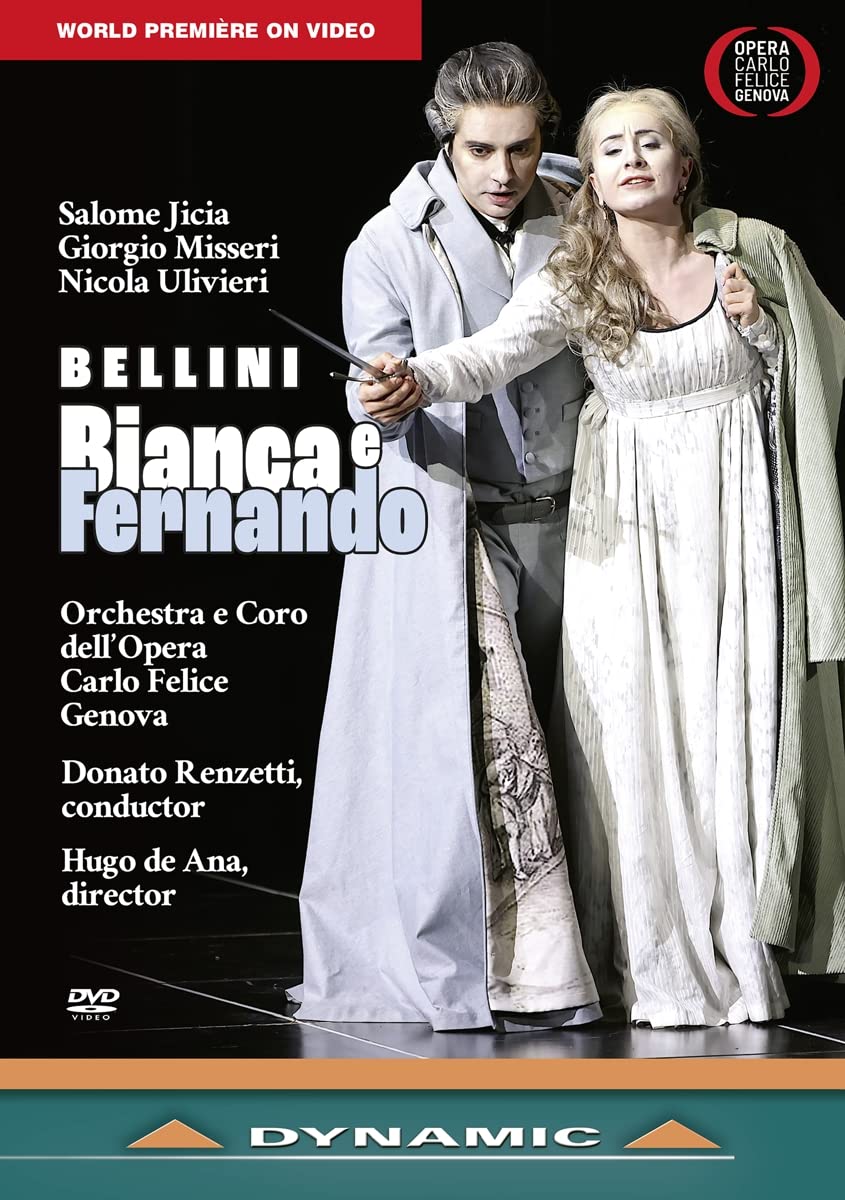 Music Dvd Vincenzo Bellini - Bianca E Fernando NUOVO SIGILLATO, EDIZIONE DEL 26/10/2022 SUBITO DISPONIBILE