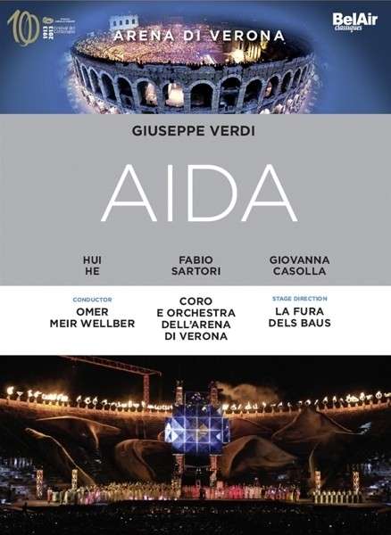 Music Dvd Giuseppe Verdi - Aida (Arena Di Verona) NUOVO SIGILLATO, EDIZIONE DEL 29/04/2014 SUBITO DISPONIBILE