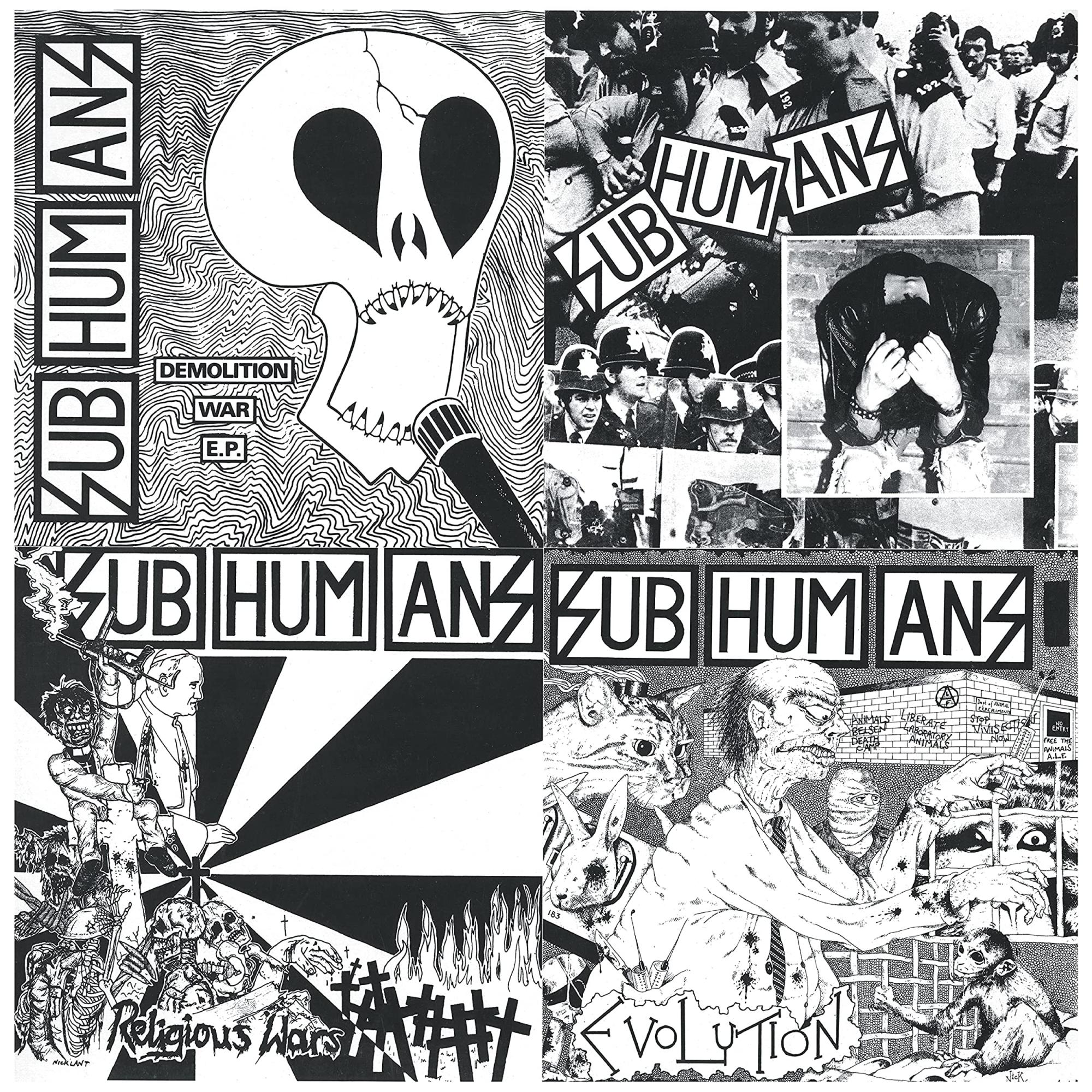 Vinile Subhumans - Ep-Lp (Red Vinyl) NUOVO SIGILLATO, EDIZIONE DEL 18/01/2023 SUBITO DISPONIBILE