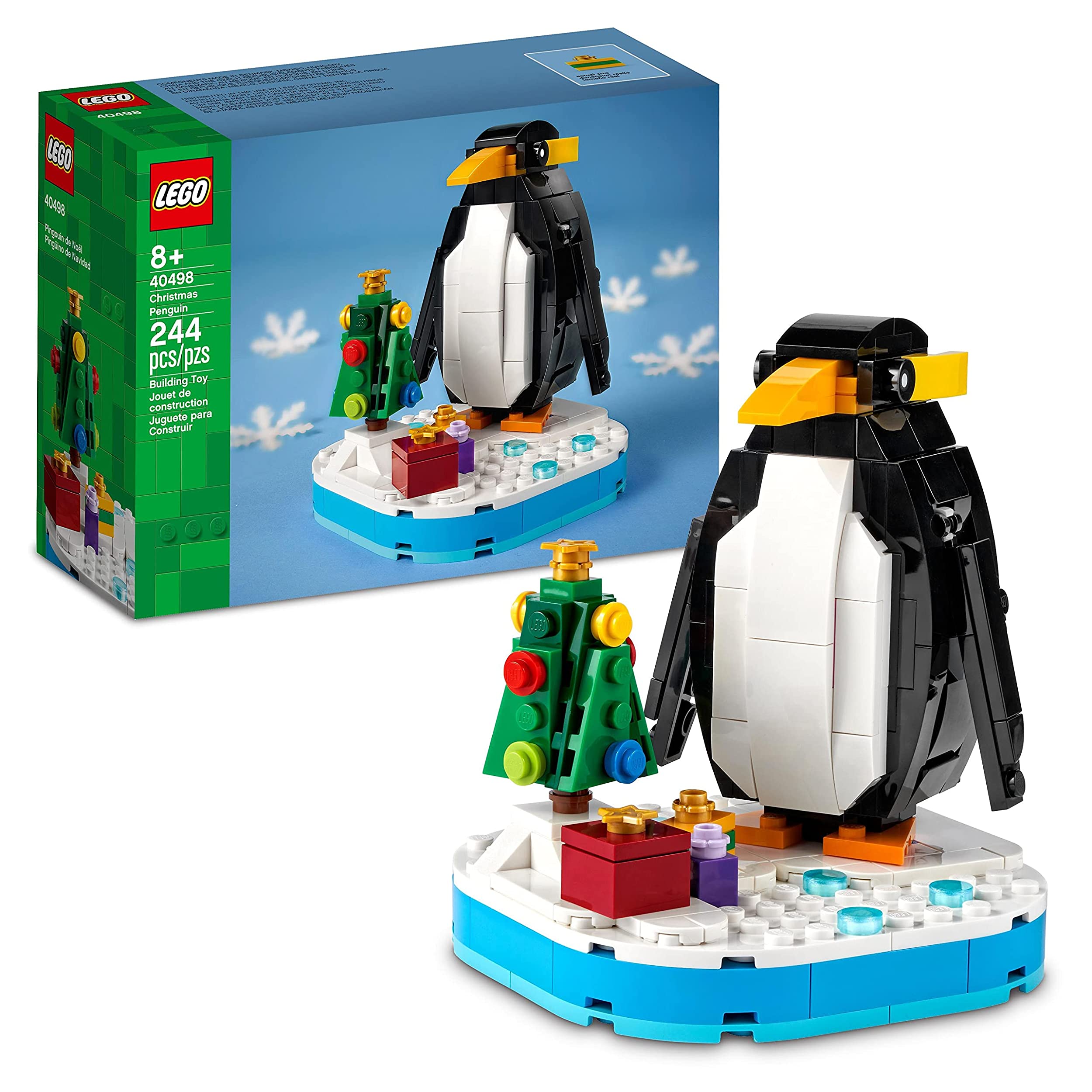 Merchandising Lego - 40498 - Weihnachtspinguin Tierfigur NUOVO SIGILLATO SUBITO DISPONIBILE