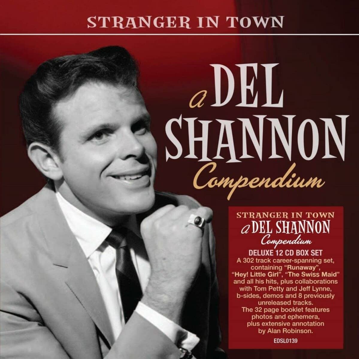 Audio Cd Del Shannon - Stranger In Town: A Del Shannon Compendium NUOVO SIGILLATO, EDIZIONE DEL 24/02/2023 SUBITO DISPONIBILE