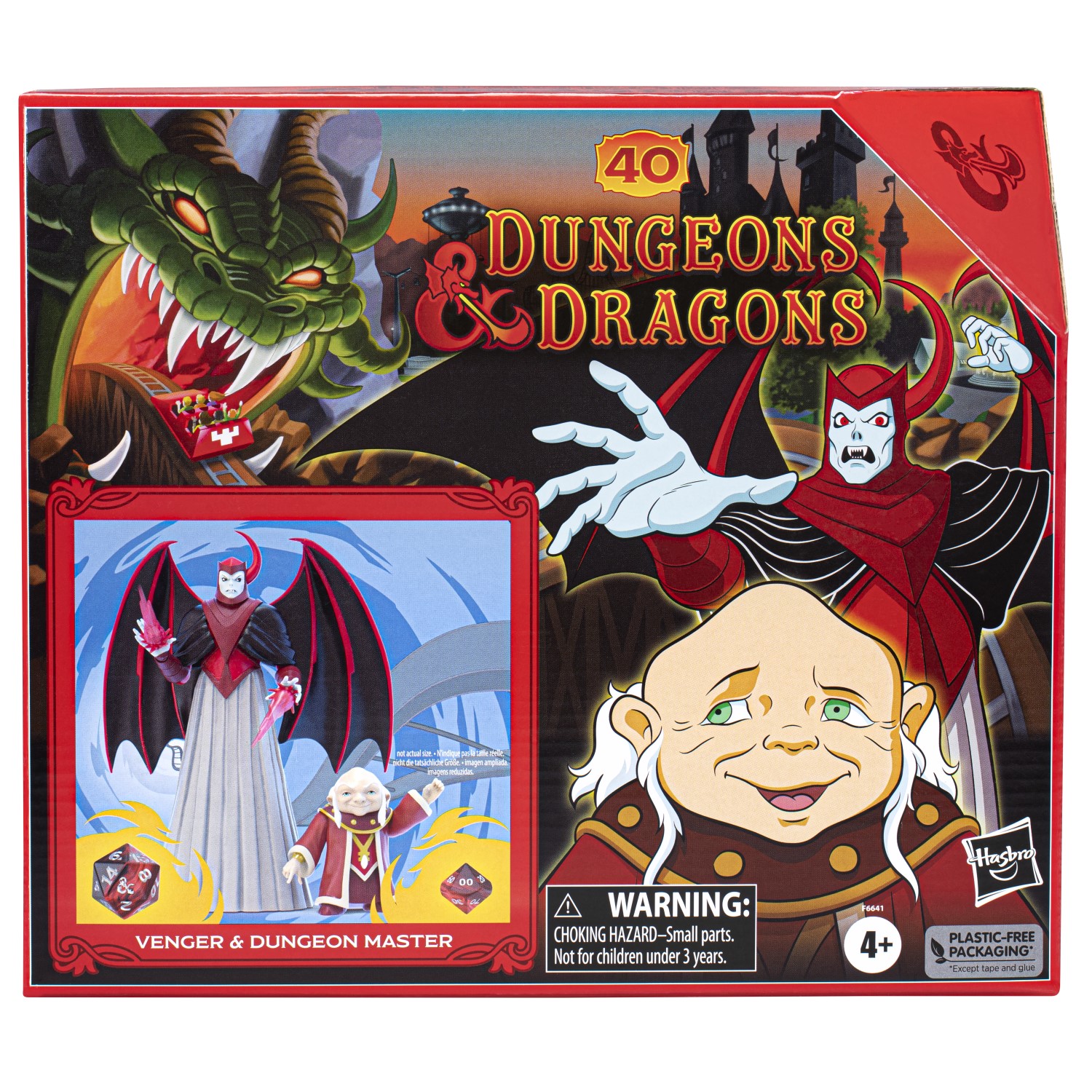 Merchandising Dungeons & Dragons: Hasbro - Serie Animata - Dungeon Master E Venger NUOVO SIGILLATO, EDIZIONE DEL 23/09/2022 SUBITO DISPONIBILE