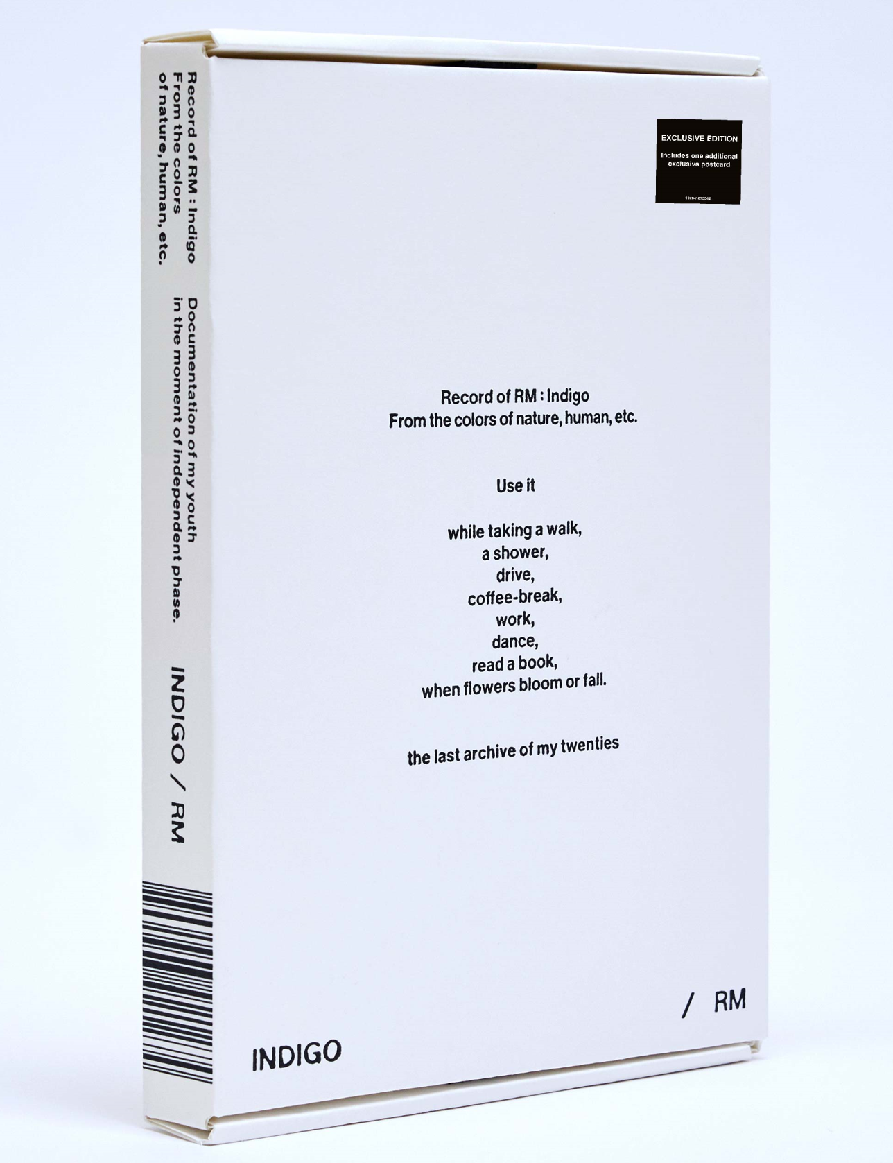 Audio Cd Rm - Indigo (Book Edition) (Cd+Booklet+Postcard+Fabric Card+Instant Foto+Poster) NUOVO SIGILLATO, EDIZIONE DEL 16/12/2022 SUBITO DISPONIBILE