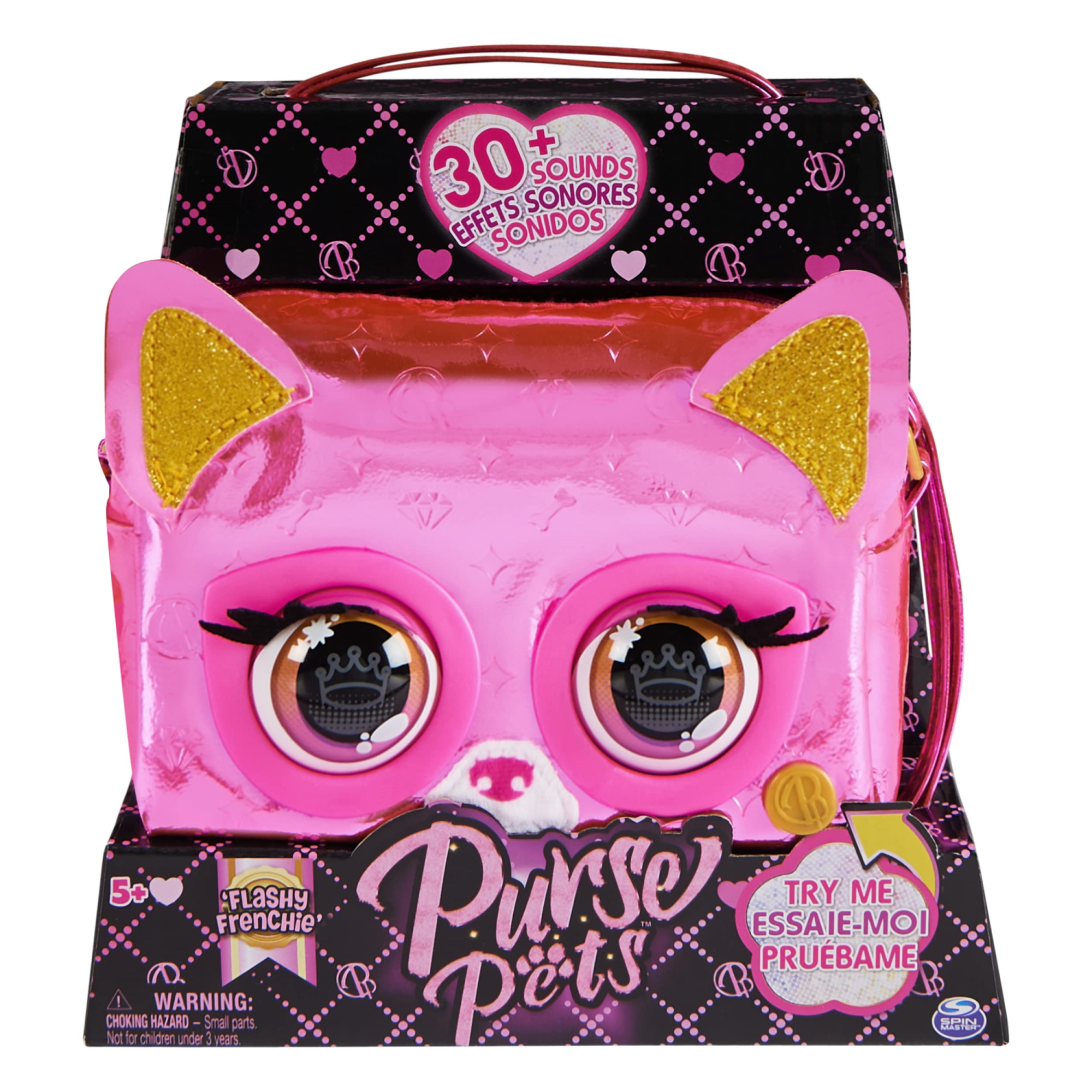 Merchandising Purse Pets:  - Borsette In Versione Metallic NUOVO SIGILLATO EDIZIONE DEL SUBITO DISPONIBILE rosa