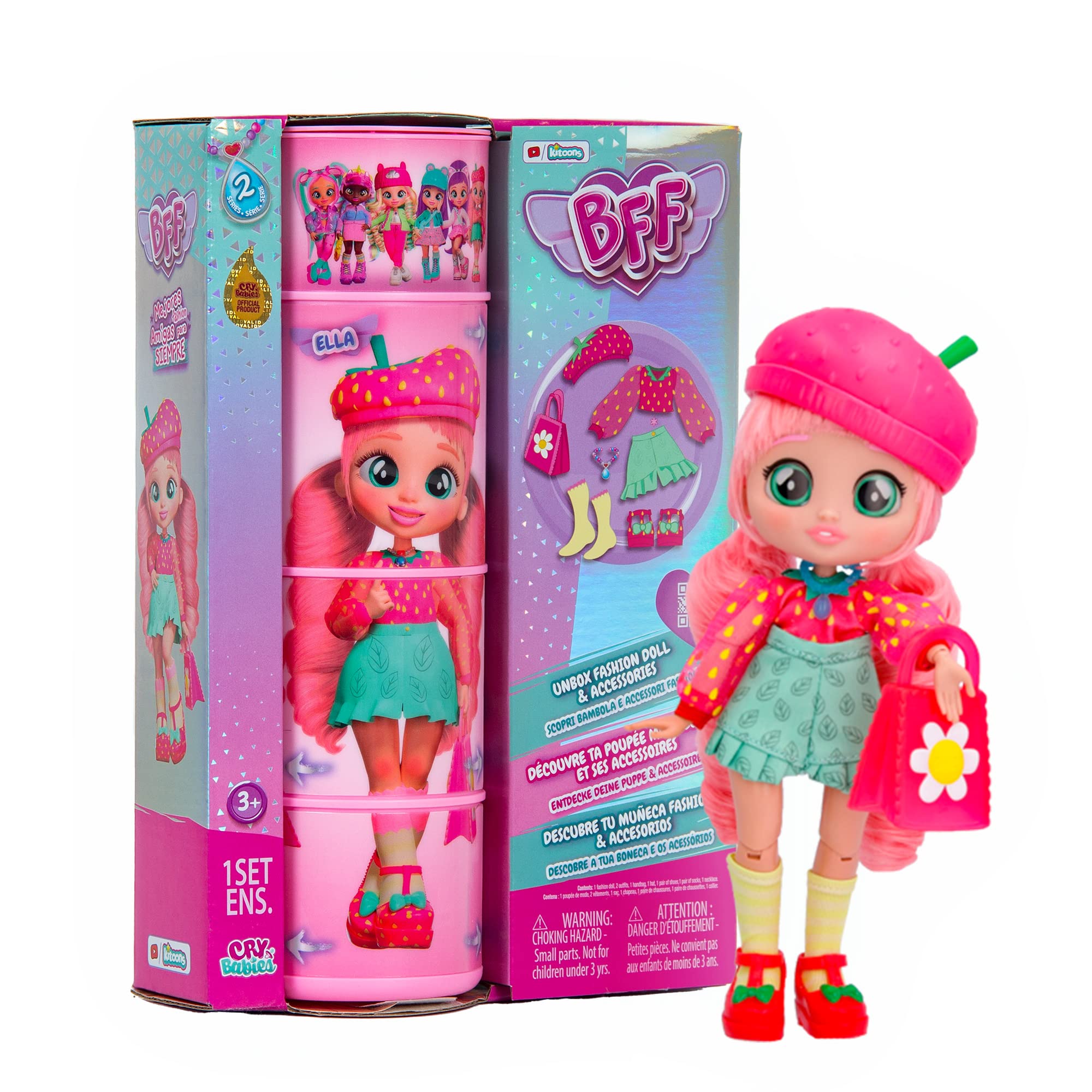 Merchandising Imc Toys: Cry Babies - Bff - Series 2 Ella NUOVO SIGILLATO, EDIZIONE DEL 15/03/2023 SUBITO DISPONIBILE